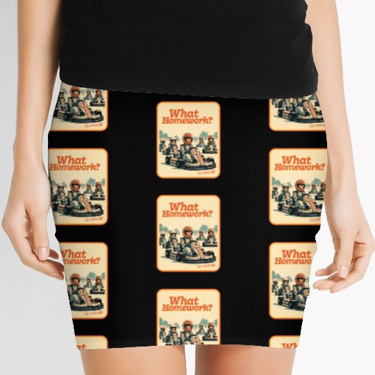What Homework? It’s Race Day! Women's Mini Skirts