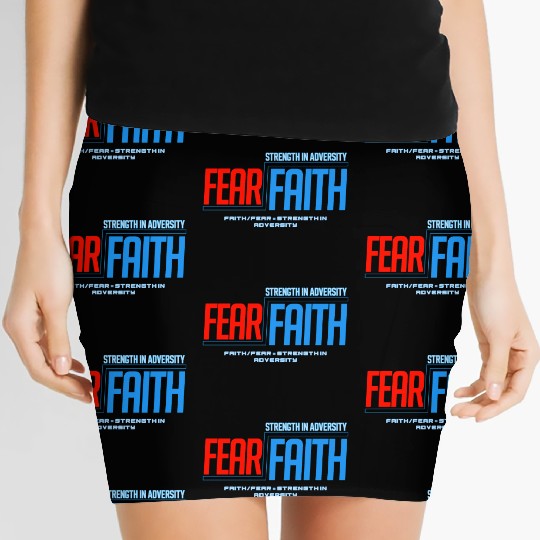 Faith Over Fear Women's Mini Skirts