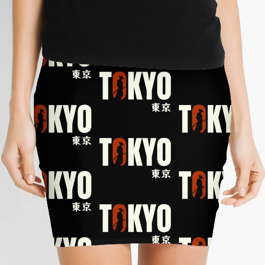 Tokyo Typography Women's Mini Skirts - Urban Statement