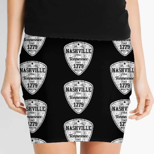 Nashville Tennessee Usa Music City Country Music V Women's Mini Skirts