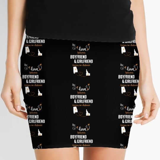Love Between BF And GF Albm To Idaho Gift Women's Mini Skirts