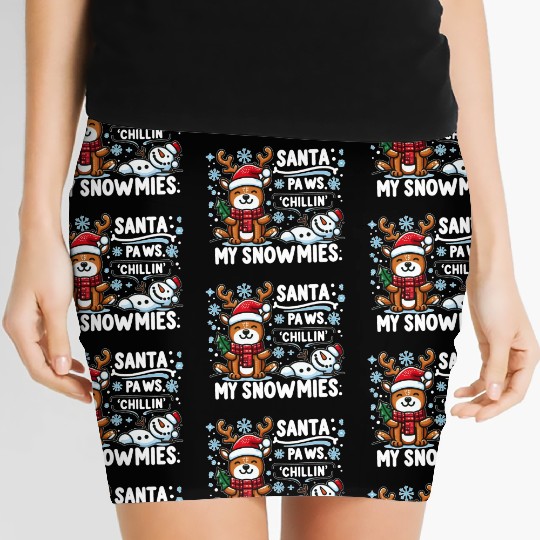 Winter Wonderland Embrace the Magic Women's Mini Skirts
