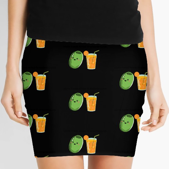 Olive Juice (I love you) Women's Mini Skirts