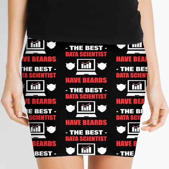 Have Beards Nerd or Intelligent Gift Women's Mini Skirts