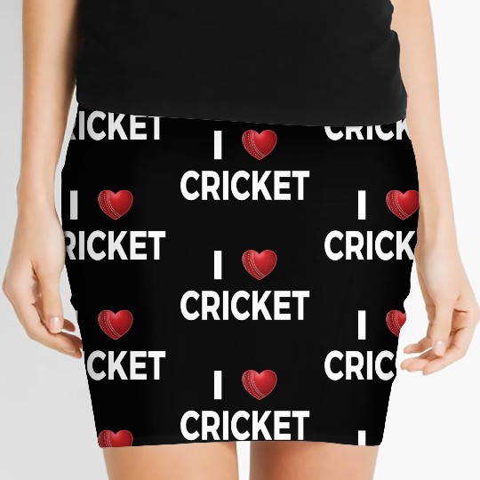I Love Cricket Women's Mini Skirts