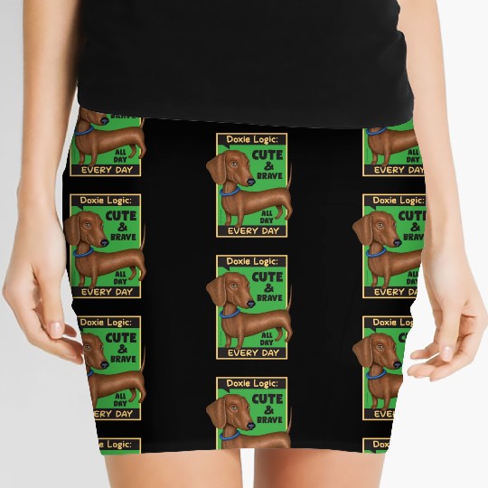 Dachshund Logic Women's Mini Skirts