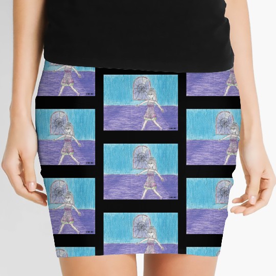 Dance of the Sugar Plum Fairy Nutcracker Scene Women's Mini Skirts