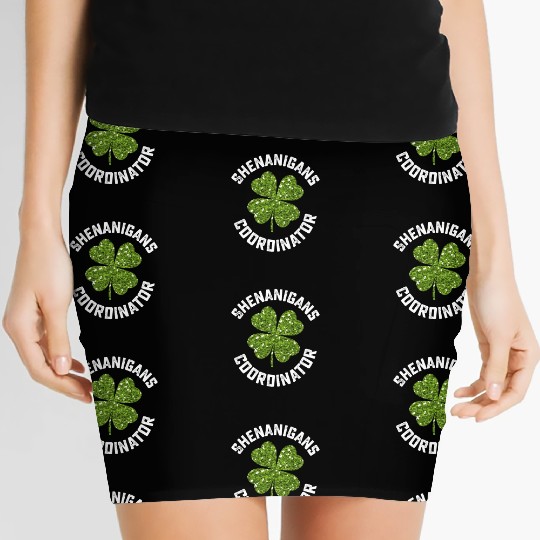 Shenanigans Coordinator Funny St Patrick's Day Women's Mini Skirts