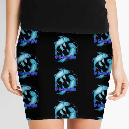 Pisces Horoscope Women's Mini Skirts