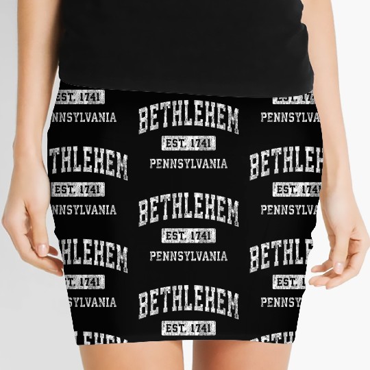 Bethlehem Pennsylvania Pa Established Sports Women's Mini Skirts