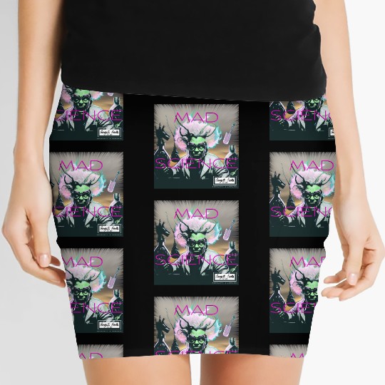 Gangsta Gorilla-Mad Science Women's Mini Skirts