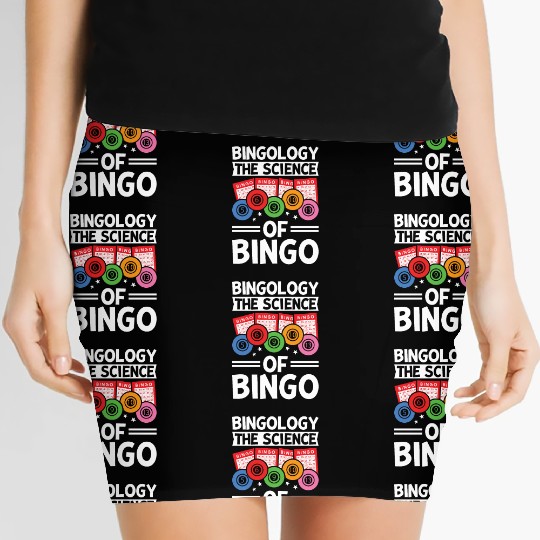 Bingology The Science Of Bingo Player Women's Mini Skirts