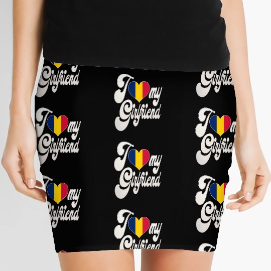 ChadI Love My Chadian Girlfriend Women's Mini Skirts