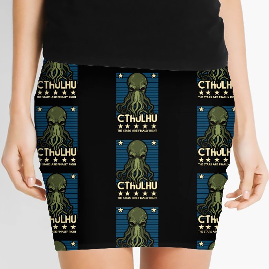 Cthulhu! The Stars are finally right! Women's Mini Skirts