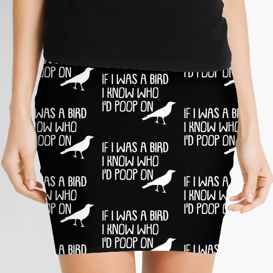 IF I WAS A BIRD Women's Mini Skirts