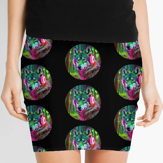 Electric Wilderness Glow 2 Women's Mini Skirts