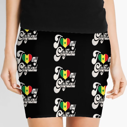 SenegalI Love My Senegalese Girlfriend Women's Mini Skirts