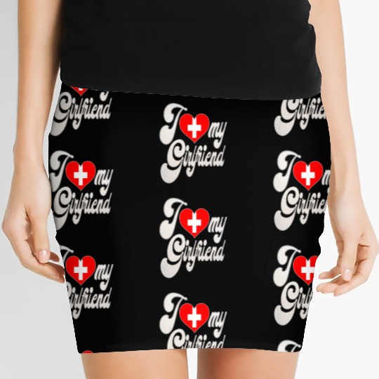 SwitzerlandI Love My Switzerland Girlfriend Women's Mini Skirts