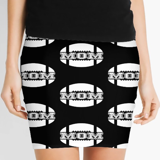 Ball White Football Mom Passion Is Gift Cool Women's Mini Skirts