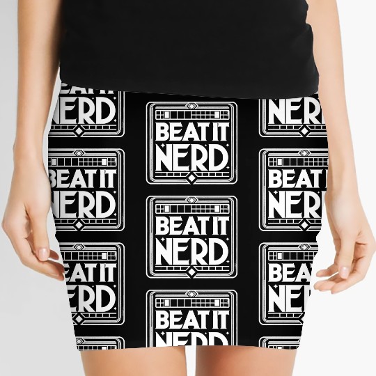 Beat it Nerd 12 Women's Mini Skirts