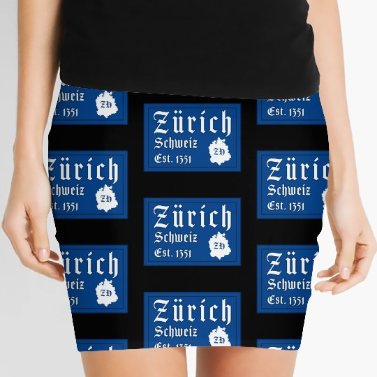 Zürich Switzerland Women's Mini Skirts