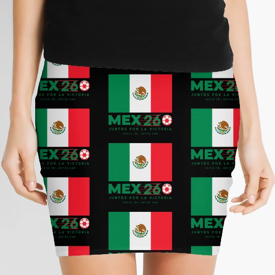 Mexico World Cup 2026 Women's Mini Skirts Soccer