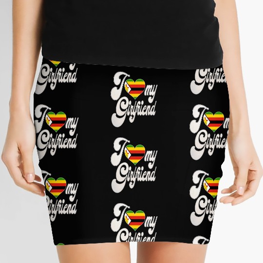 ZimbabweI Love My Zimbabwean Girlfriend Women's Mini Skirts