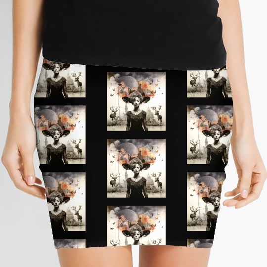 Lets go Bambi Women's Mini Skirts