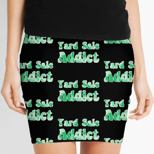 Yard Sale Addict green camo Women's Mini Skirts