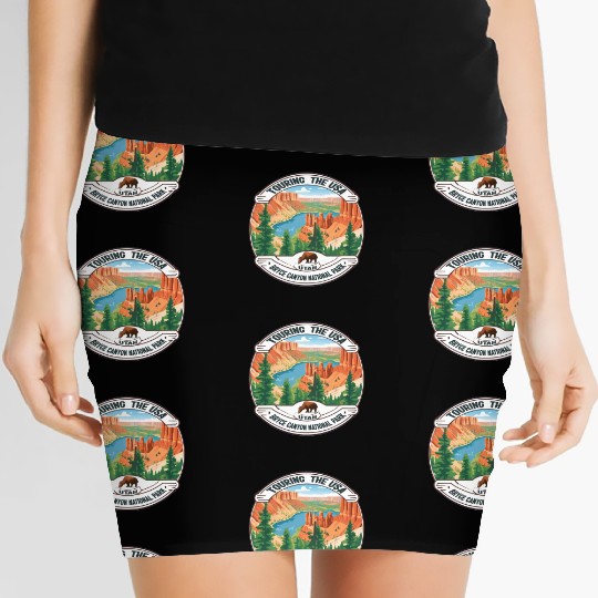 Touring The USA : Bryce Canyon Women's Mini Skirts