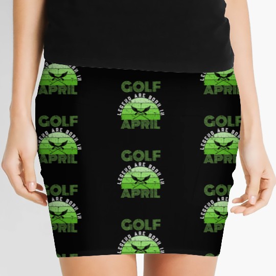 Golf legend are born in April Women's Mini Skirts