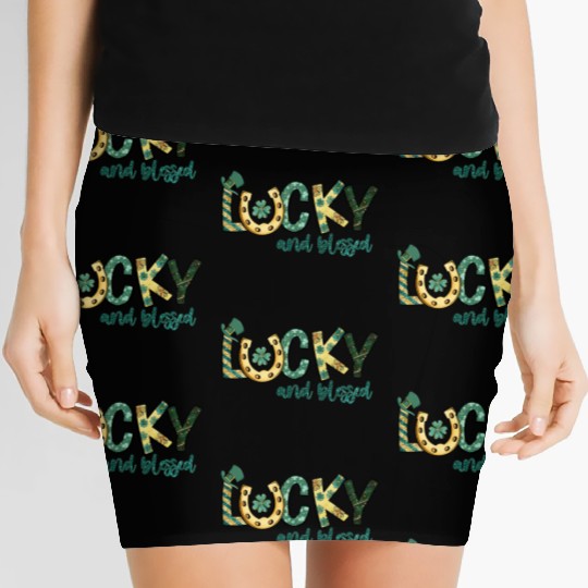 Lucky And Blessed Women's Mini Skirts