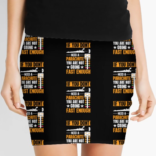 Drag Racing Funny Drag Racer Women's Mini Skirts