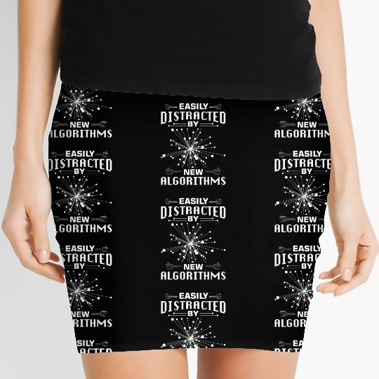 Machine Learning and AI Mastery Design Women's Mini Skirts
