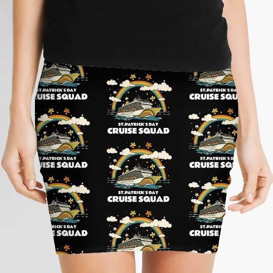 St Patrick´s Day Cruise Squad Women's Mini Skirts