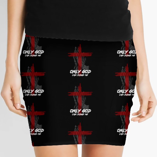 Only God Can Judge Me Women's Mini Skirts