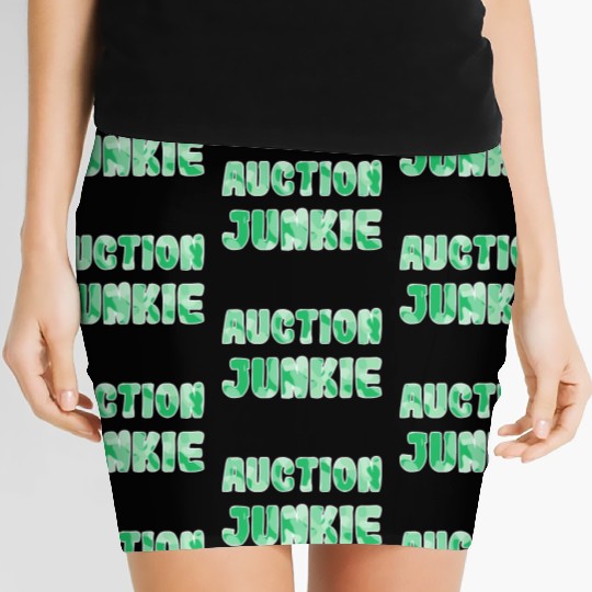 Auction Junkie green camo Women's Mini Skirts