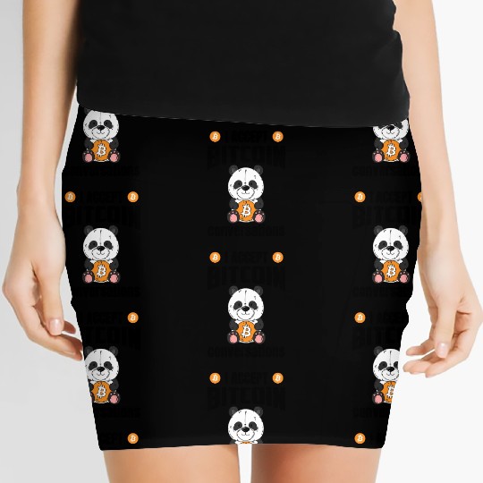 Accept Bitcoin Conversations Women's Mini Skirts