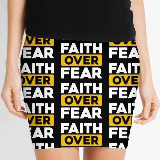 Faith Over Fear: Inspiring Confidence in Every Des Women's Mini Skirts