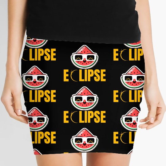 Eclipse Slice: Melon with Attitude! Women's Mini Skirts