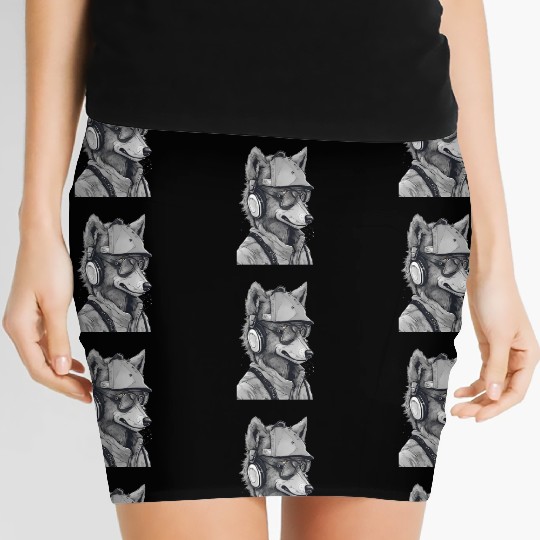 Wolf Hacker Women's Mini Skirts