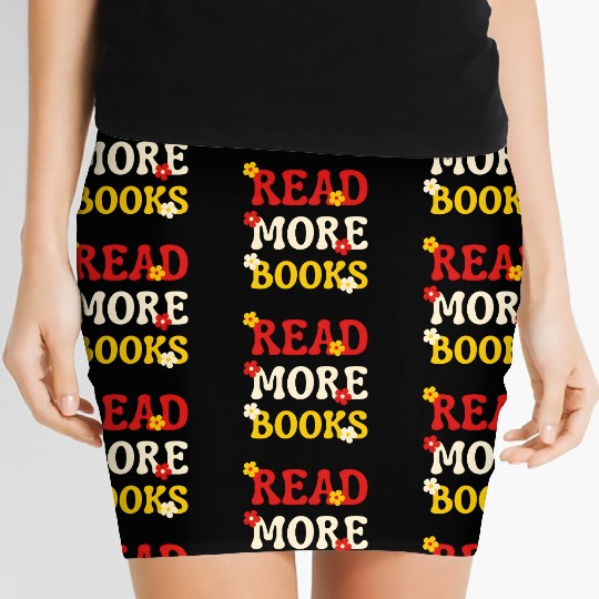 Read More Books English Teacher Lover Reading Women's Mini Skirts