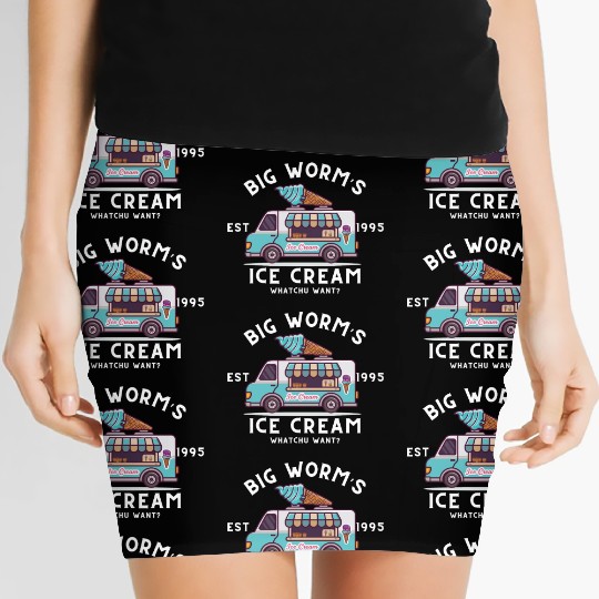 Ice cream van Women's Mini Skirts