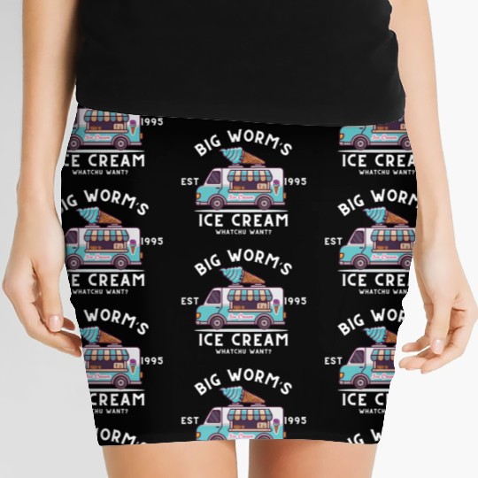 Ice cream van Women's Mini Skirts