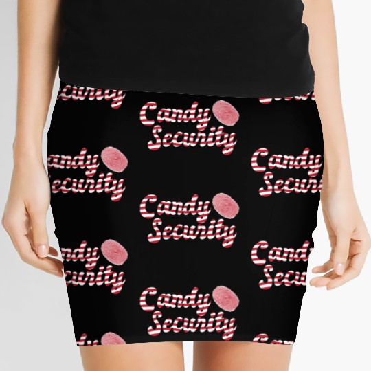 Candy Security Mom Dad Matching Birthday Costume Women's Mini Skirts