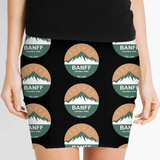 Banff National Park Women's Mini Skirts