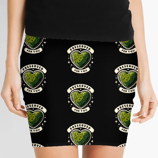Pickle Lover Funny Pickle Dill pickle Pickled Women's Mini Skirts