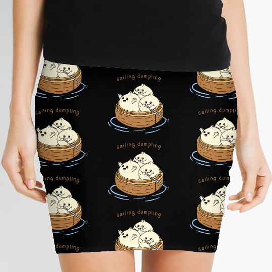 Happy Sailing Dumpling Women's Mini Skirts