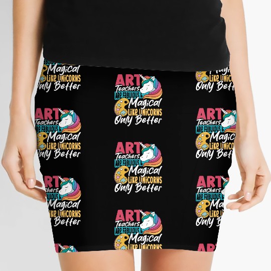 Art Teacher Sculpture Printmaking Back To School Women's Mini Skirts