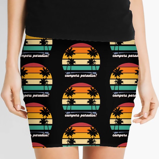 Campers Paradise camping Women's Mini Skirts